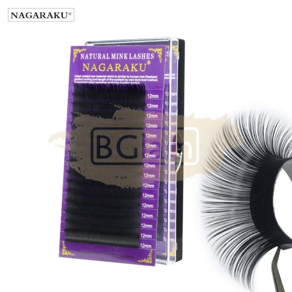Nagaraku Faux Mink Eyelash Extensions - C Curl 0.20 False Eyelashes