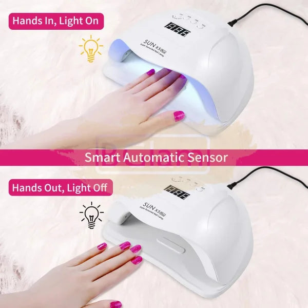 Sun X5 Plus Uv Led Nail Lamp 80W White