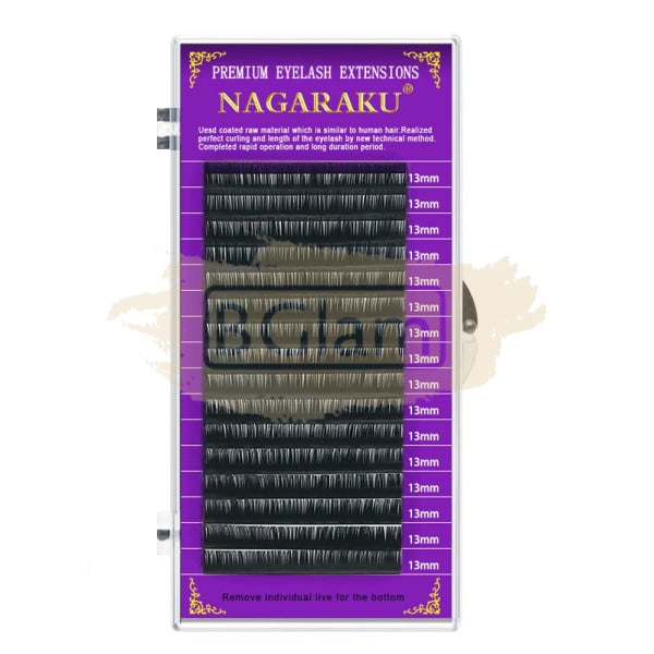 Nagaraku Faux Mink Eyelash Extensions - C Curl 0.20 False Eyelashes