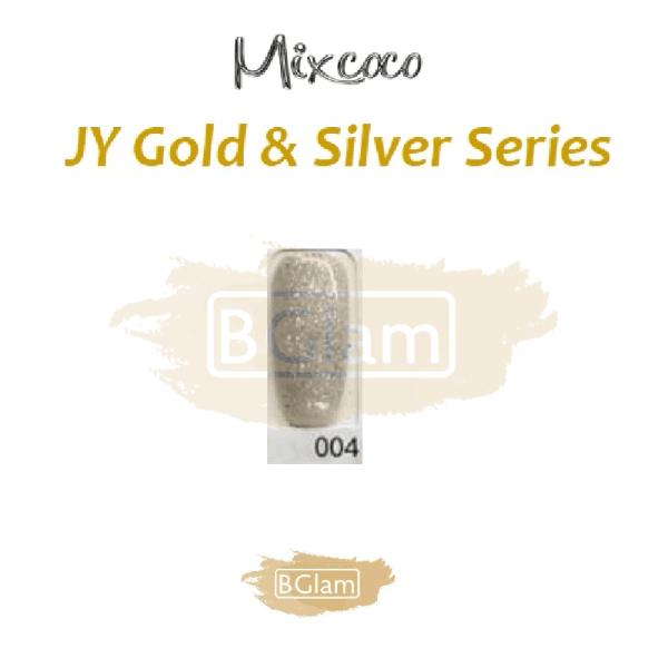 Mixcoco Soak-Off Gel Polish 15Ml - Jy Gold & Silver Collection 04 Nail