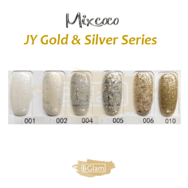 Mixcoco Soak-Off Gel Polish 15Ml - Jy Gold & Silver Collection Nail