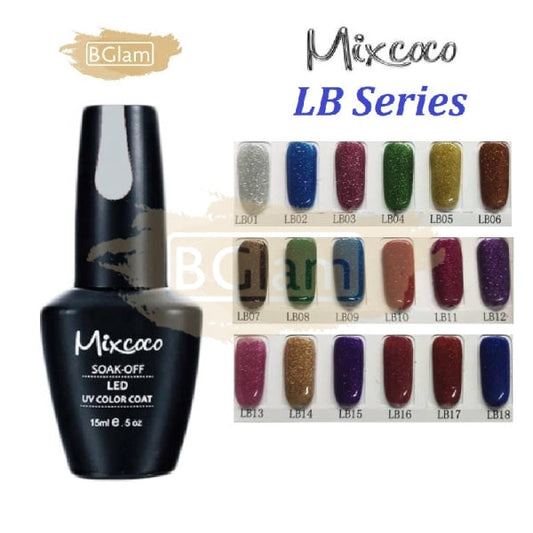 Mixcoco Soak-Off Gel Polish 15Ml - Shine Glitter Lb Nail