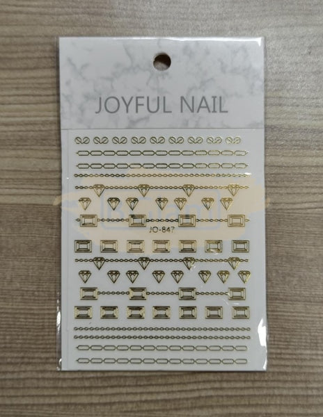 Joyful Nail Art Sticker Jo-847