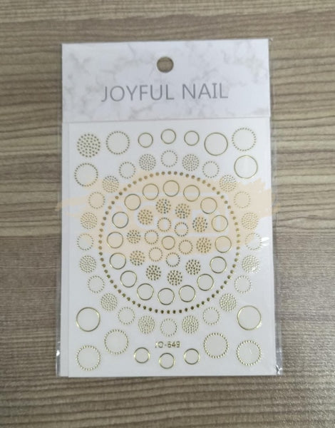 Joyful Nail Art Sticker Jo-849