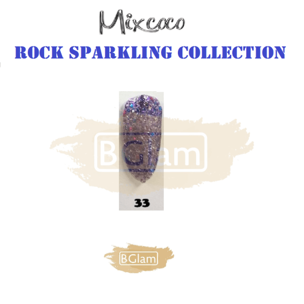 Mixcoco Soak-Off Gel Polish 15Ml - Shine Glitter Rock Sparkling Rs 33 Nail