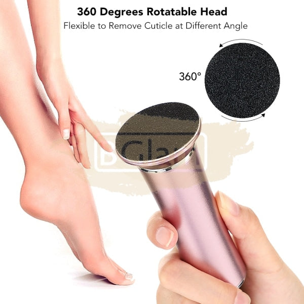 Electric Foot File Callus Remover 600 Rpm With 60 Sanding Paper Disc