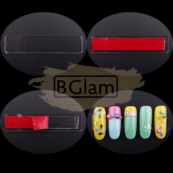 Double-Sided Clear Tape 1Cm Wide Nail Art Tool