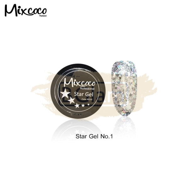 Mixcoco Soak-Off Gel Polish - Star Collection 001 Nail