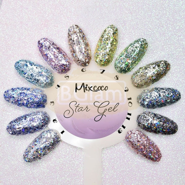 Mixcoco Soak-Off Gel Polish - Star Collection Nail