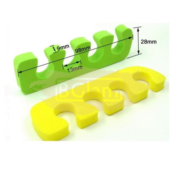 Soft Foam Toe Separators / Finger Dividers (Sold By Pair) Nail Accessories