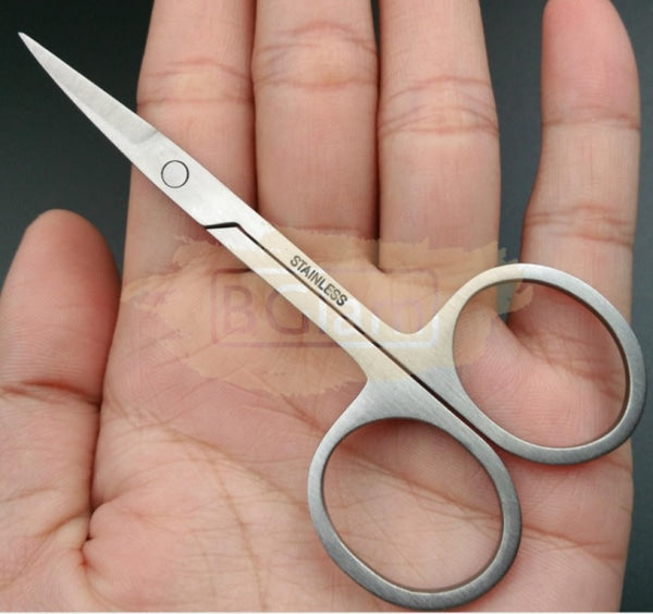 Stainless Steel Curved Scissors Small Nail Accessories