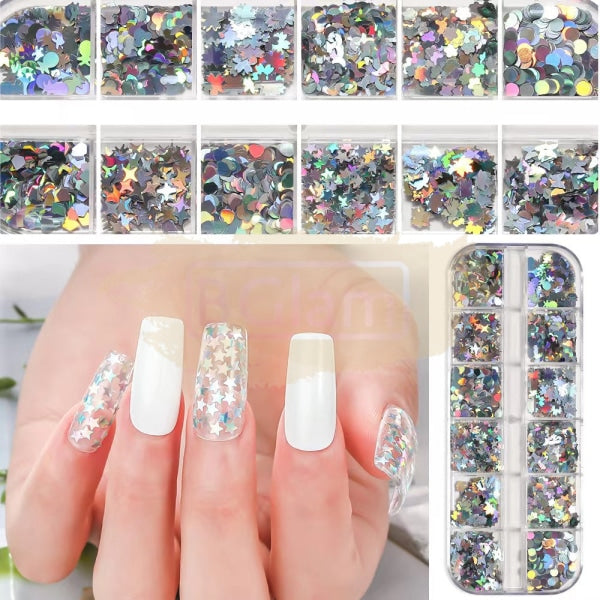 Nail Sequins Set - Available In 4 Designs