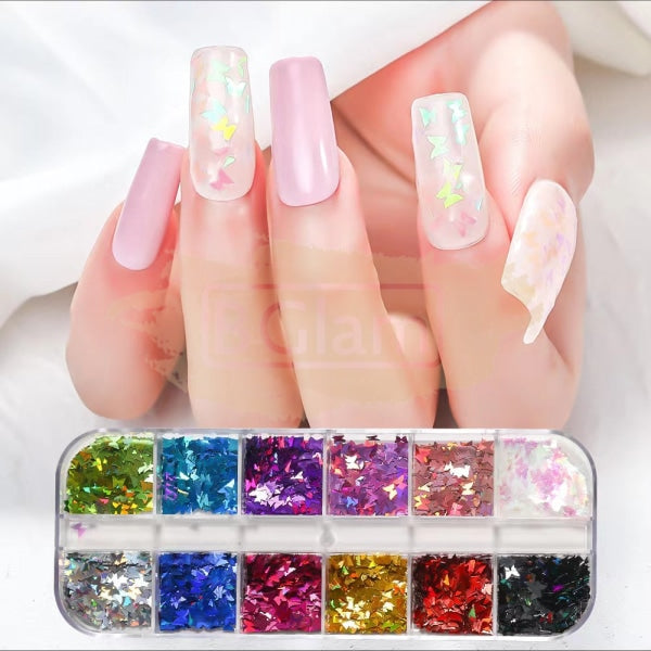 Nail Sequins Set - Available In 4 Designs