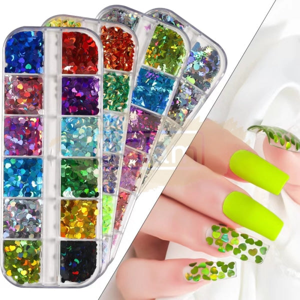 Nail Sequins Set - Available In 4 Designs