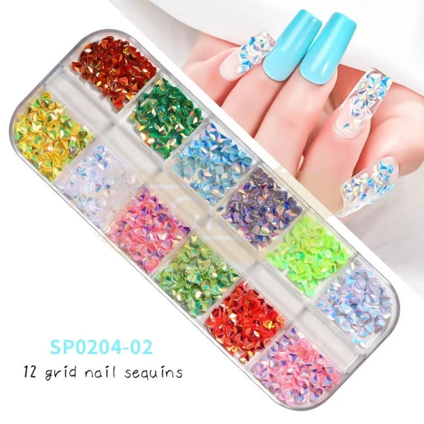 Nail Sequins Set - Available In 4 Designs Sp0204-02