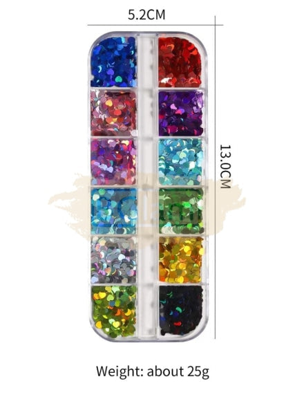 Nail Sequins Set - Available In 4 Designs