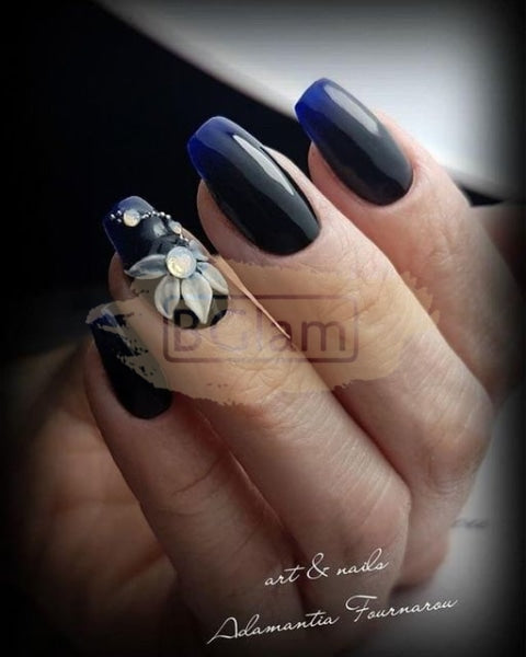 Mixcoco Soak-Off Gel Polish 15Ml - Blue Black Nail