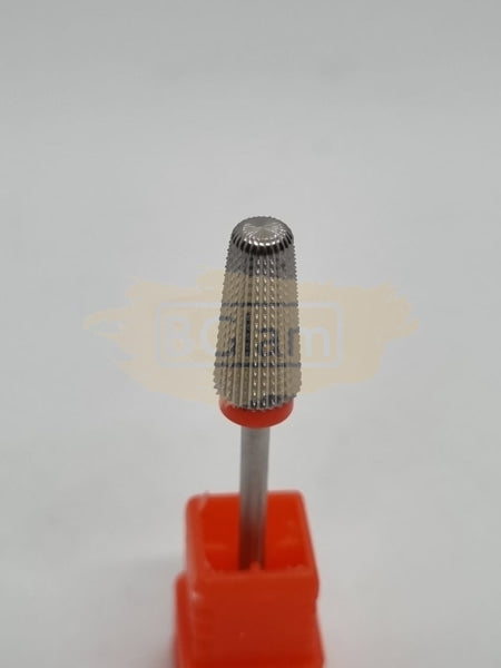 Professional Tungsten 5 In 1 Nail Drill Bits Silver Red (Fine) Bit