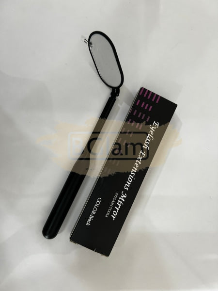 Eyelash Extension Mirror With Acrylic Handle Lash Accessories