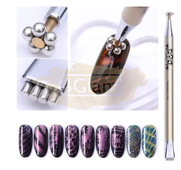 Double Sided Magnet Pen For Nail Art Tool