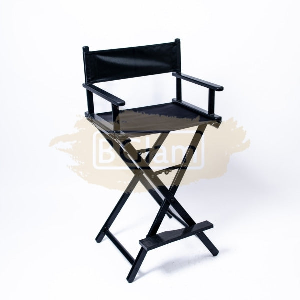 Professional Makeup Artist Directors Chair - Black Furniture