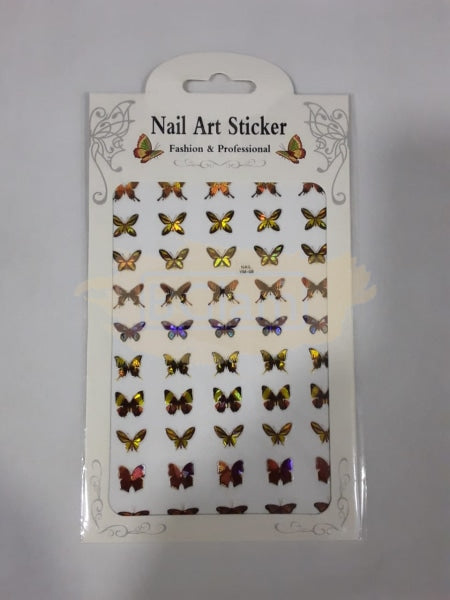 Butterfly Nail Art Sticker Fashion & Professional Ym-08