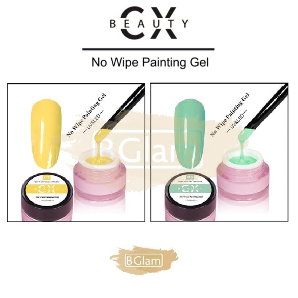 Cx Beauty No Wipe Painting & Stamping Gel