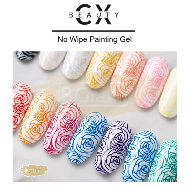 Cx Beauty No Wipe Painting & Stamping Gel