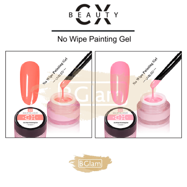 Cx Beauty No Wipe Painting & Stamping Gel