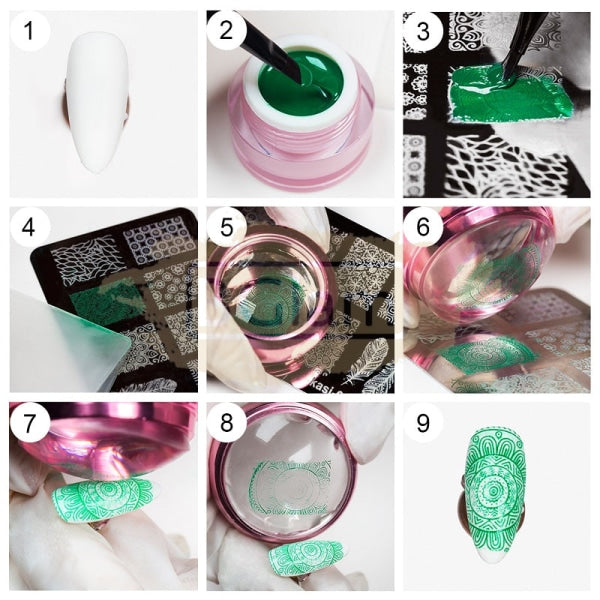 Cx Beauty Neon Painting Stamping Gel