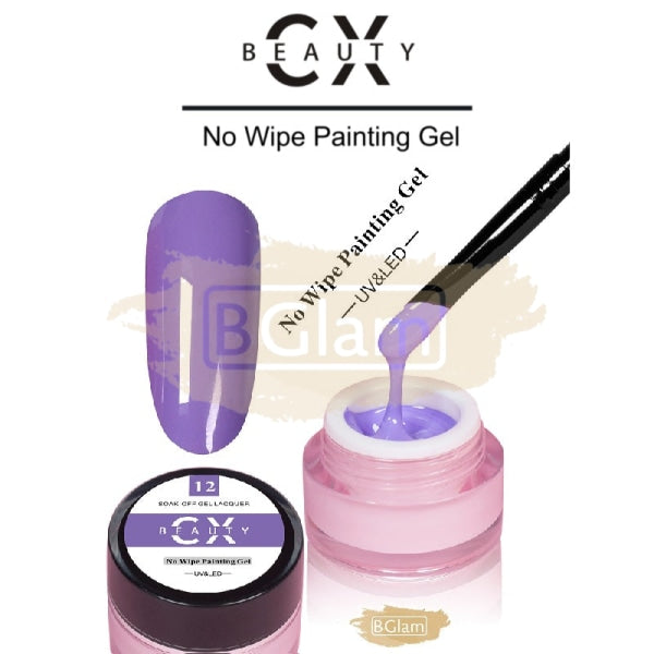 Cx Beauty No Wipe Painting & Stamping Gel