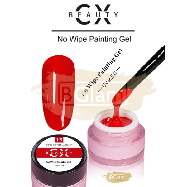 Cx Beauty No Wipe Painting & Stamping Gel