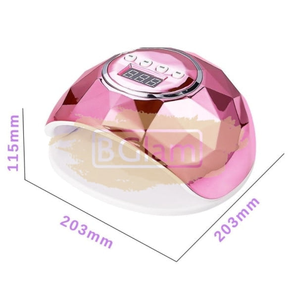 Diamond Design Uv Led Nail Lamp F5 72W | Pink