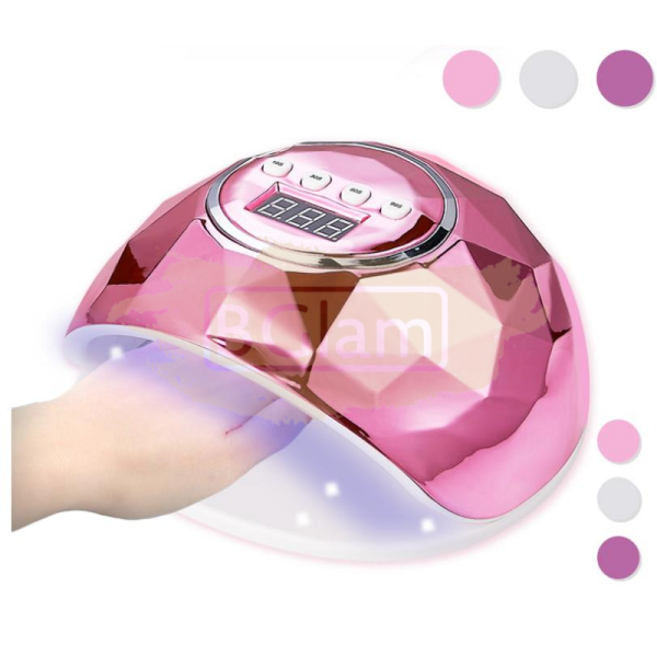 Diamond Design Uv Led Nail Lamp F5 72W | Pink