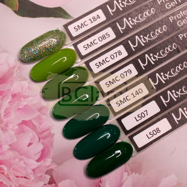 Mixcoco Soak-Off Gel Polish 15Ml - Green 056 (Ls 07) Nail