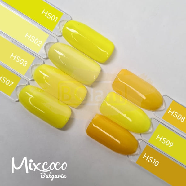 Mixcoco Soak-Off Gel Polish 7.5Ml - Yellow 025 (Hs 02) Nail