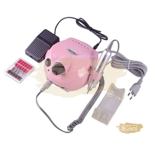 Nail Master Drill Machine 30 000 Rpm With Foot Pedal Pink Dm-202