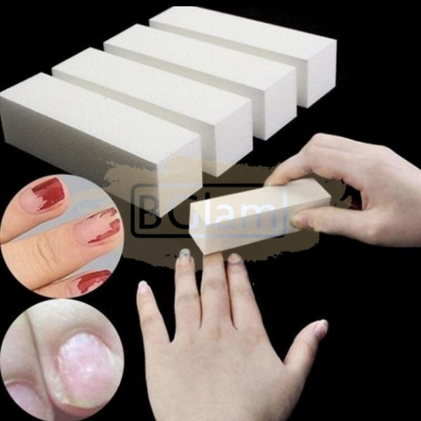 Nail Sanding Block Buffer White