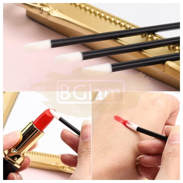 Disposable Lint-Free Lip Brush Wands Lash Extension Accessories