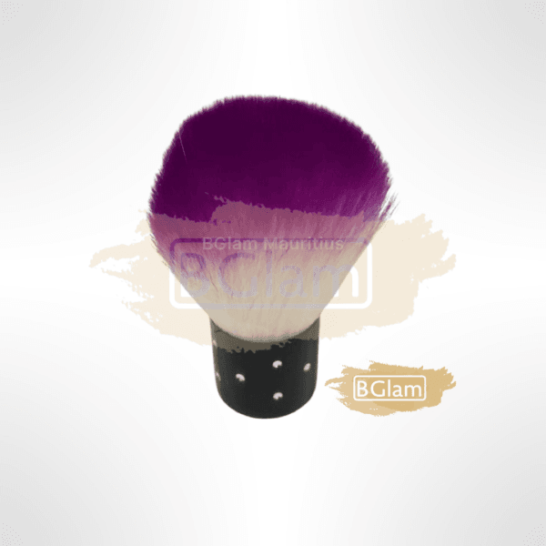 Short Handle Nail Dust Brush Purple Cleaning