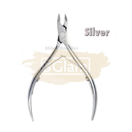 Stainless Steel Cuticle Nipper 1/2 Jaw Silver Beauty Accessories