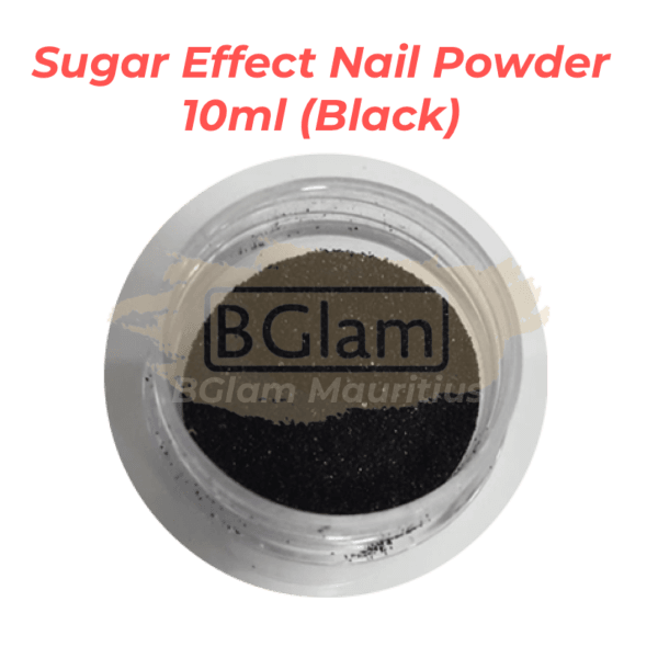 Sugar Effect Nail Powder 10Ml Black