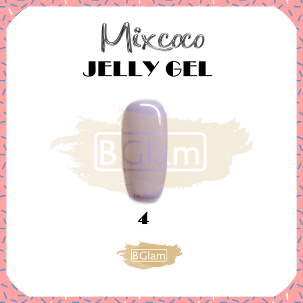 Mixcoco Soak-Off Gel Polish 15Ml - Jelly Collection Jg 04 Nail