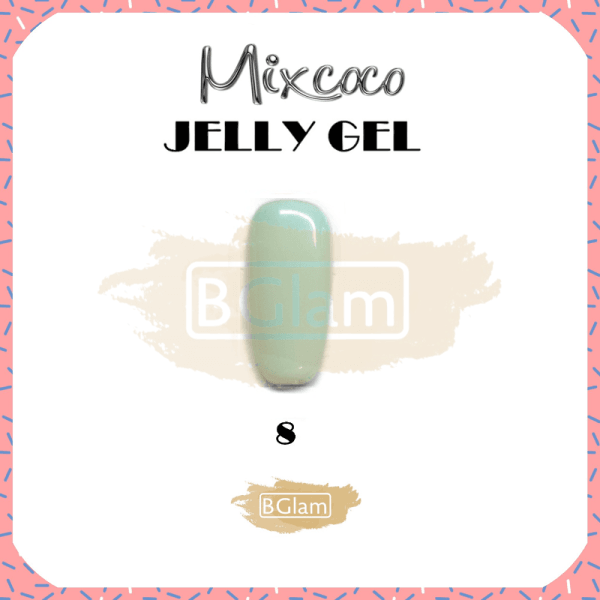 Mixcoco Soak-Off Gel Polish 15Ml - Jelly Collection Jg 08 Nail