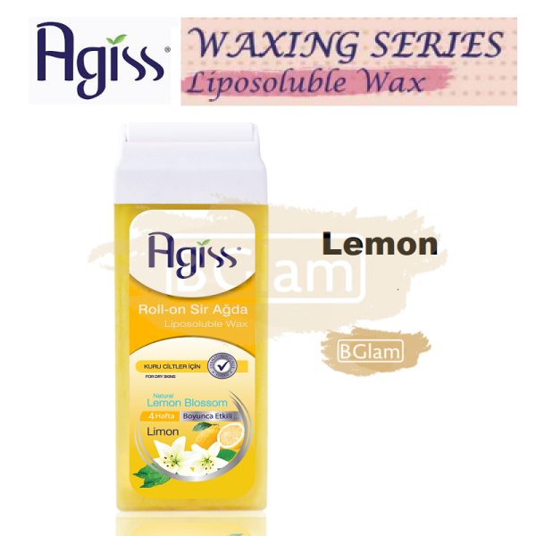 Agiss Roll-On Wax Dry Skin Lemon Blossom (Yellow) Depilatory Roll On