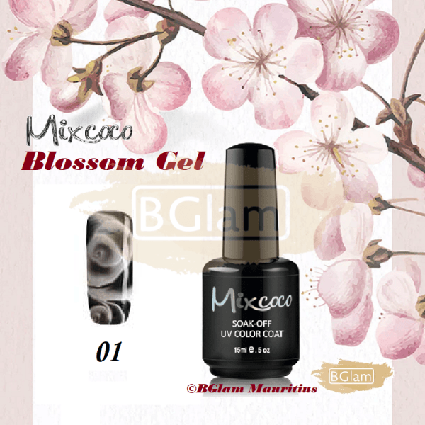 Mixcoco Soak-Off Gel Polish 15Ml - Blossom Collection 01 Nail