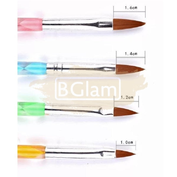 Acrylic Brush Set - 5 Pieces Nail