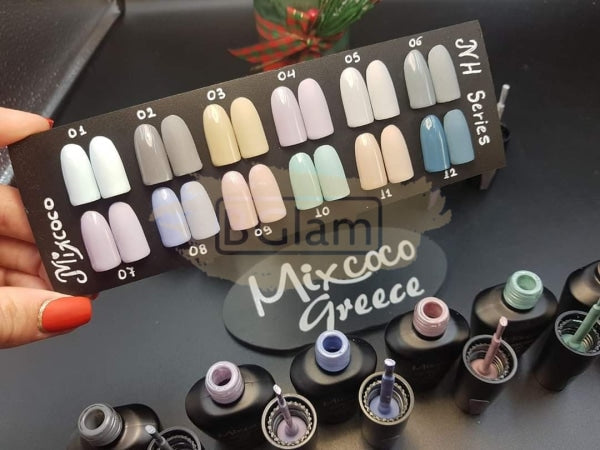 Mixcoco Soak-Off Gel Polish 15Ml - Cream Grey 215 (Nh 12) Nail