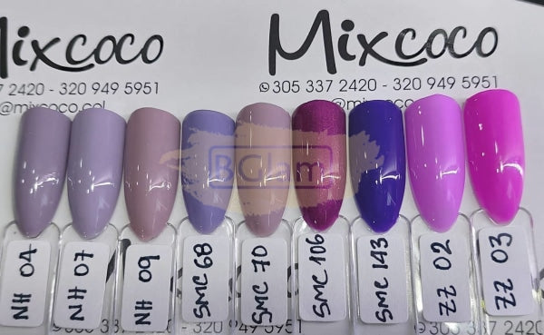 Mixcoco Soak-Off Gel Polish 15Ml - Purple Zz Nail