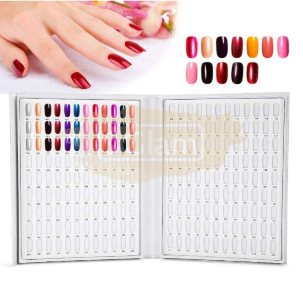 Nail Gel Color Card - 216 Slots Art
